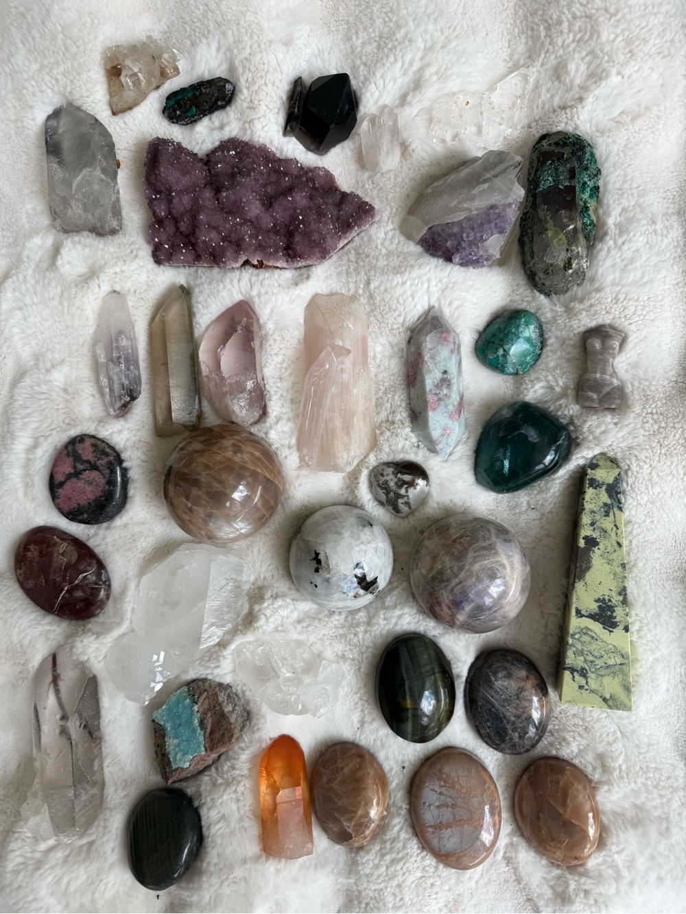 Mixed Crystal and Stone Collection
